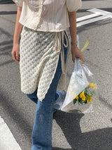 [MADE] Harmo layered knit skirt