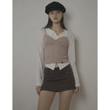 DOT CAMISOLE-BEIGE