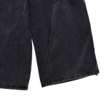 buckle cargo denim pants