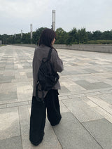 Latter Cargo String Wide Pants