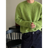 [F/W] Basic angora round neck knit(6color)