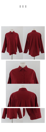 BURGUNDY POCKET SHIRTS