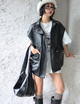 エントンオーバーサイズフィットプリント半袖Tシャツ
