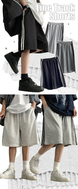 Roddle Line Track Half-Length Shorts