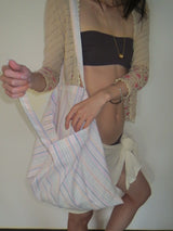 Polka beach bag [PINK]