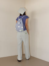 SHELL CAP SLEEVE T (BLUE)