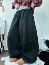ベルトスナップポイントバルーントレーニングパンツ 🩶🖤🤍3カラー
