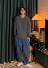 Pigment Solid Long-Sleeve 5COLOR