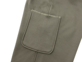stitch cargo sweat pants - grey         