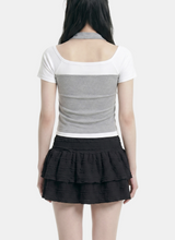 Rina Layer Halter Top Set