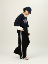 Side Track Wdie Pants