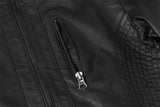 Bella leather jacket - black
