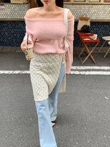 [MADE] Harmo layered knit skirt