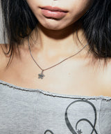 CROSS STAR NECKLACE_SILVER