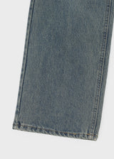 [B-DENIM] ウォッシングロースリムブーツカットジーンズ 053