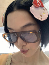 Kitty fabric hair-pin(1pcs)