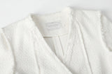 Carrie tweed jacket - ivory 