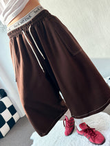 スキー ステッチディテール カーペンター バミューダショーツ 5カラー