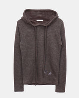 Teuin Star Patch Fleece Hooded Sweatshirt