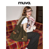 muva. 大容量 トライアングル ショルダーバッグ