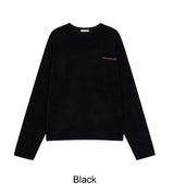 ルカンベルベットチェックポケットTシャツ