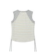 MULTI STRIPED SLEEVELESS BLUE(CV2GMFT581A)