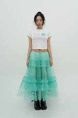 I < 3 SUN TEE _ white