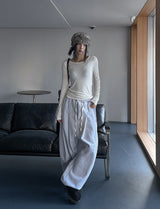 Noah Brushed Balloon Pintuck String Pants
