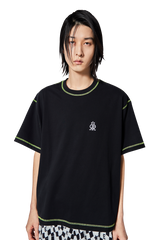 配色ステッチTシャツ