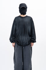 シャーブルラフウォッシュド長袖Tシャツ