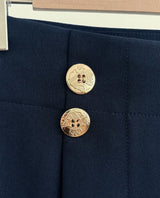 Loire Two-Button Wide Slacks