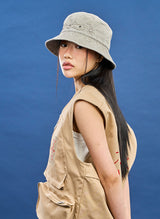 Black Gem Bucket Hat (khaki)