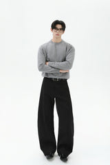 Crewneck Oversized Knit Sweater