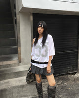 チェックバルーンスカート