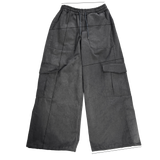 peach graphic cargo pants