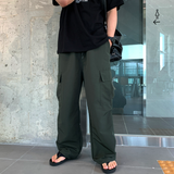カイパーカーゴワイドストリングバンディングパンツ