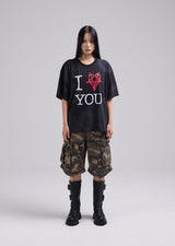 I YOU Tシャツ (ブラック)