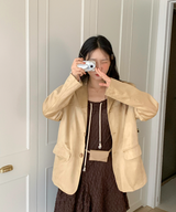 Autumn Suede Collar Jacket