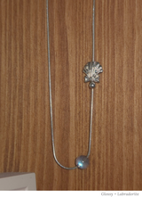 【MADE】リボンシェルネックレス