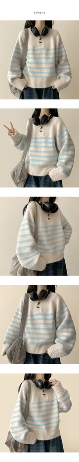 Tteokbokki button Dangala knit