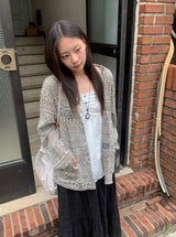 Roca Vintage Lace Hood Cardigan