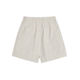 25SS STRIPE SET-UP LOOSE FIT SHORT PANTS IVORY