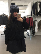 ヘアリーショーティーキルティドコート (2color)