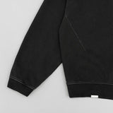 Oversized Polo Sweatshirt - Black