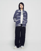 26SS TIE DYE STAND COLLAR ZIP UP