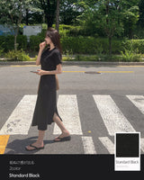 【MADE】cooling short sleeve t-shirt dress