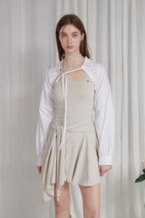 DANIELLE SHIRT BOLERO white
