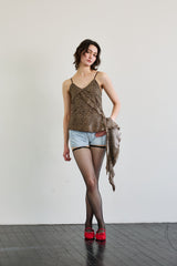 PEPPY MICRO DENIM SHORTS / SKY BLUE