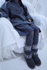 Nordic knit leg warmer (3color)