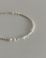 Sparkle pearl bracelet (silver)